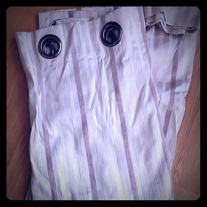 Window Curtains NWOT 2 pieces 7ft 2 inches long